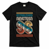 30th Birthday 1996 Established Nineteen 96 T-Shirt