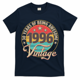 30th Birthday 30 Years Of Being Awesome 1996 Vintage  T-Shirt