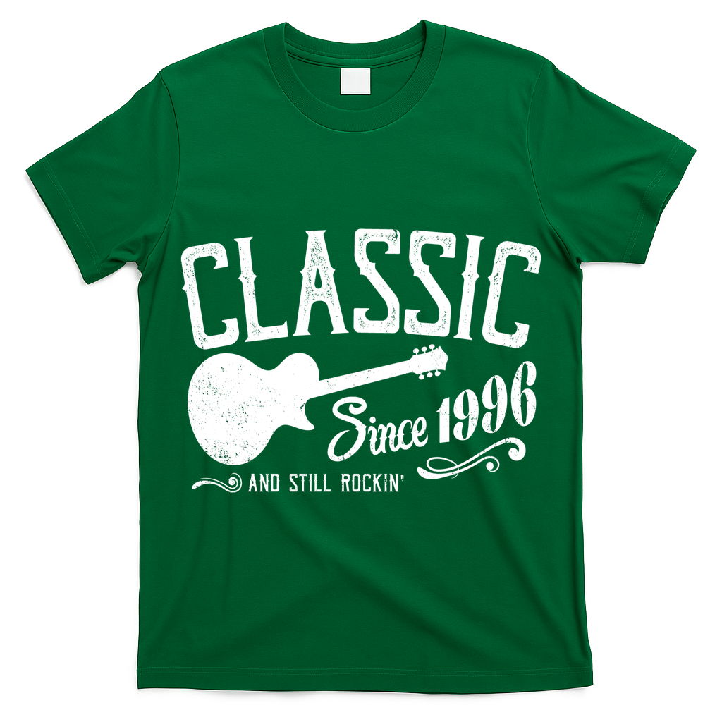 30th Birthday Classic Guitar Since 1996 And Still Rockin T-Shirt