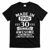 30th Birthday Made In 1996 30 Years Of Being Awesome Limited Edition T-Shirt
