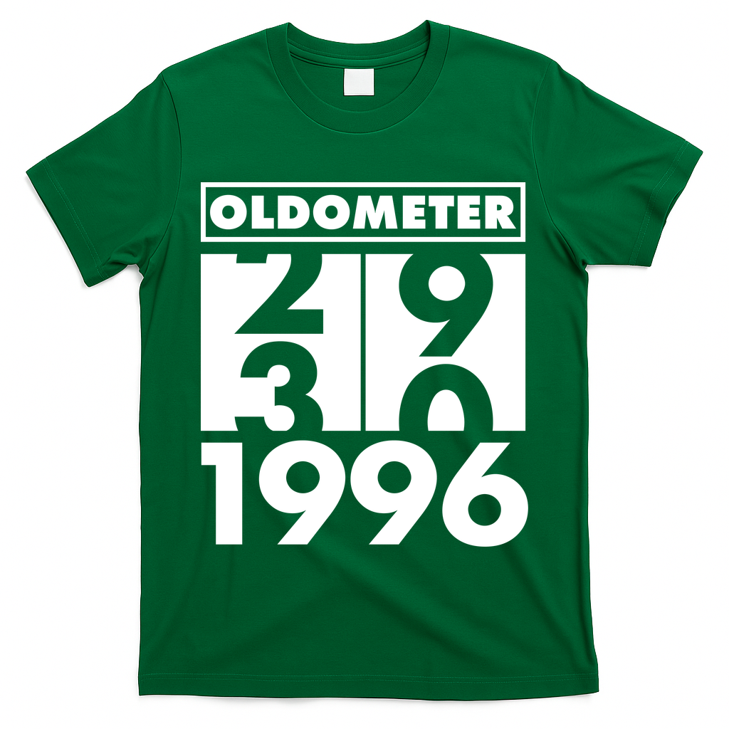 30th Birthday Oldometer 1996 T-Shirt