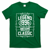 30th Birthday The Original Legend 1996 Awesome Classic  T-Shirt