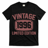 30th Birthday Vintage 1996 Limited Edition Birthday Metal Plate  T-Shirt