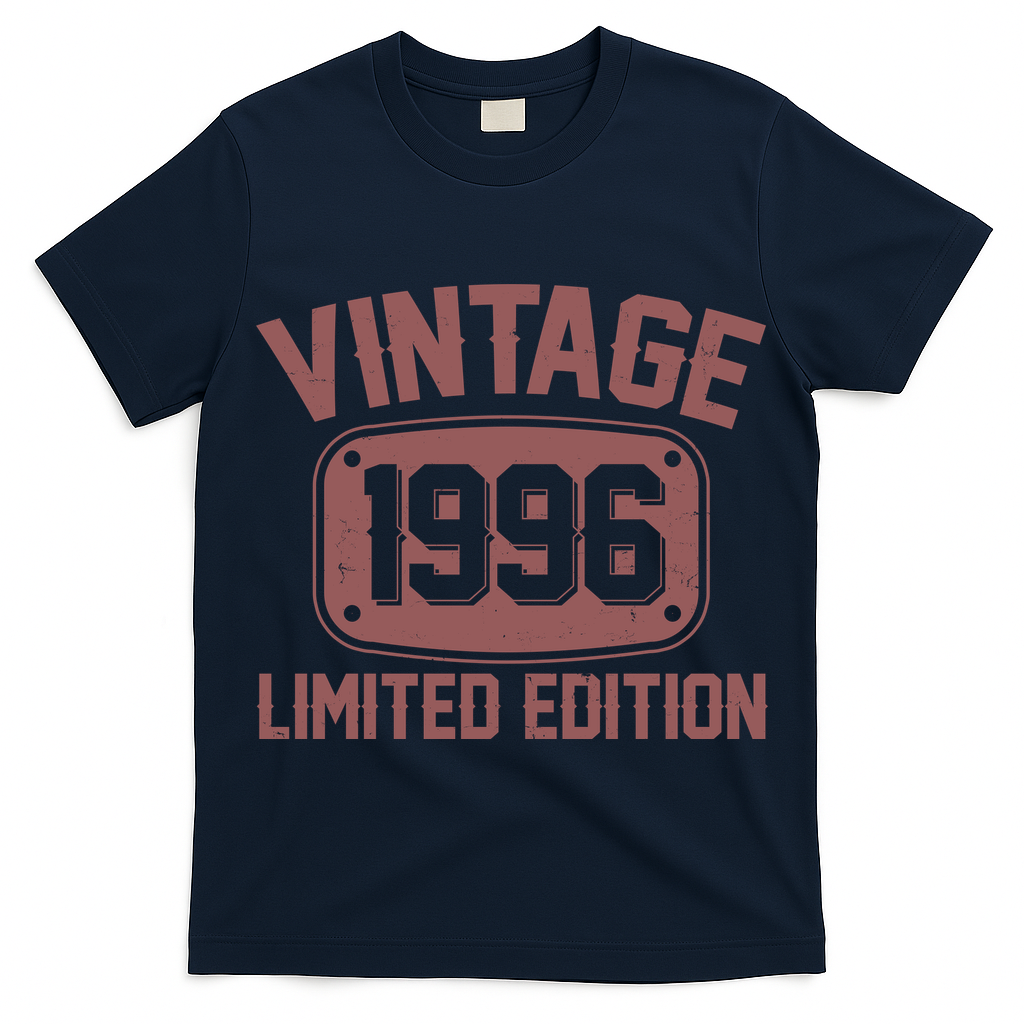 30th Birthday Vintage 1996 Limited Edition Birthday Metal Plate  T-Shirt