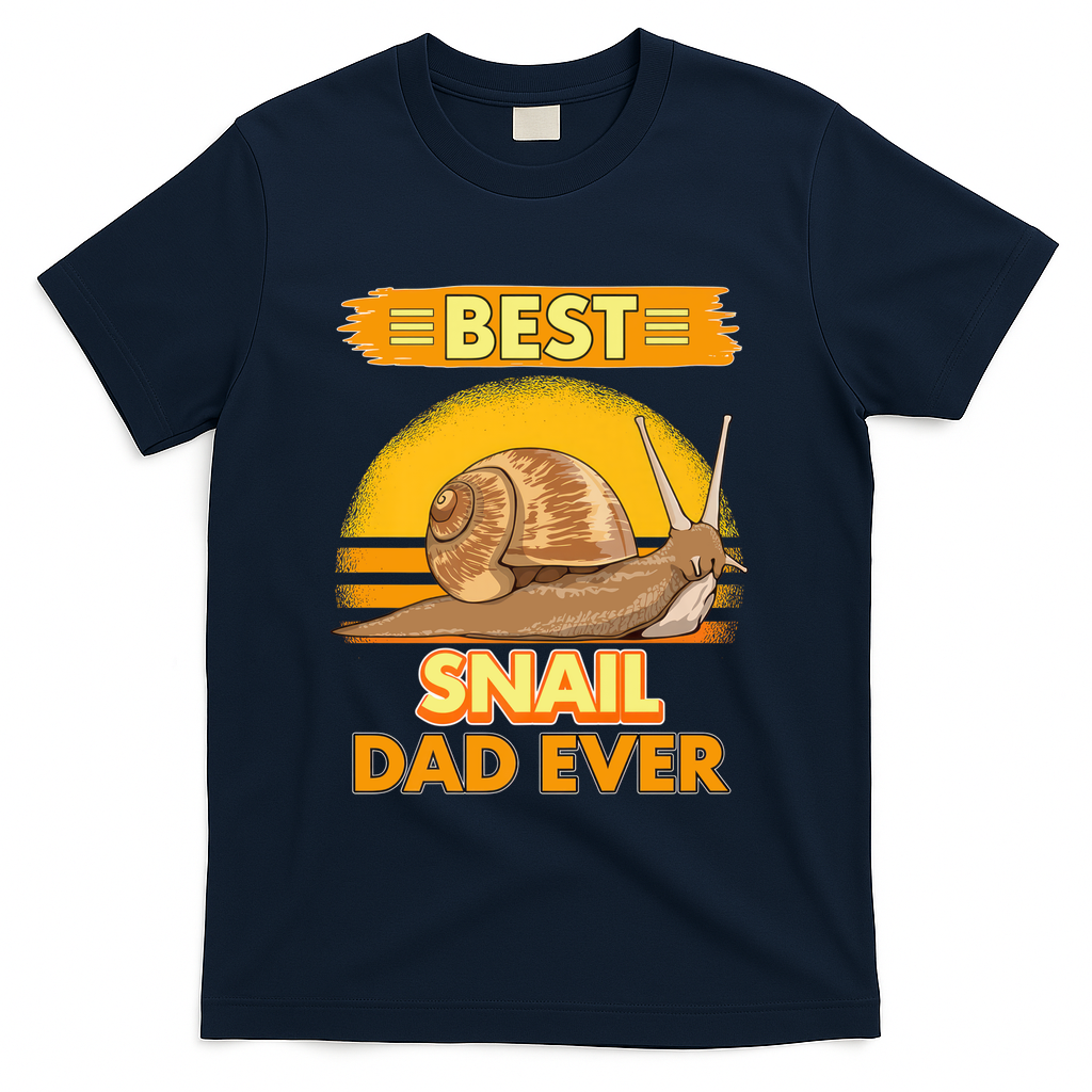Best Snail Dad Ever Father's Day Slug Snails T-Shirt