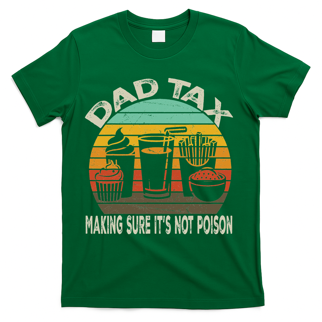 Retro Husband Vintage Fathers Day Joke For Funny Dad Tax T-Shirt