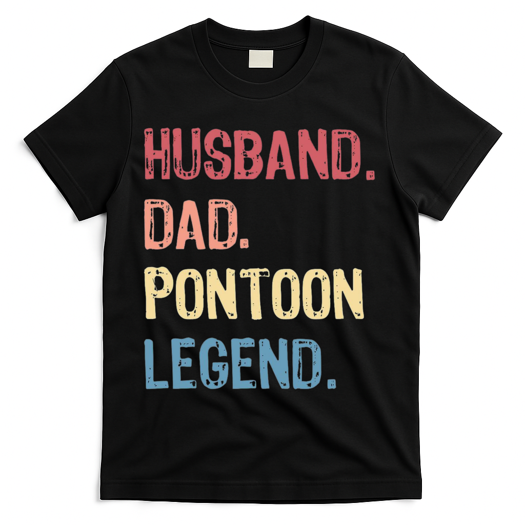 Husband Dad Pontoon Legend T-Shirt