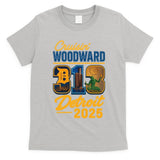 313 Cruisin' Woodward Detroit M1 2025 T-Shirt