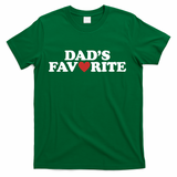 Dads Favorite Red Heart Cute Gift T-Shirt