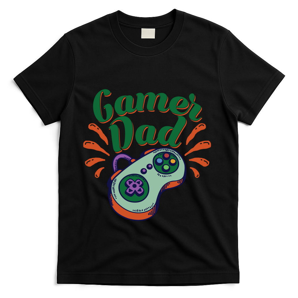 Gamer Dad Gaming Father FatherS Day Video Games Funny Gift T-Shirt