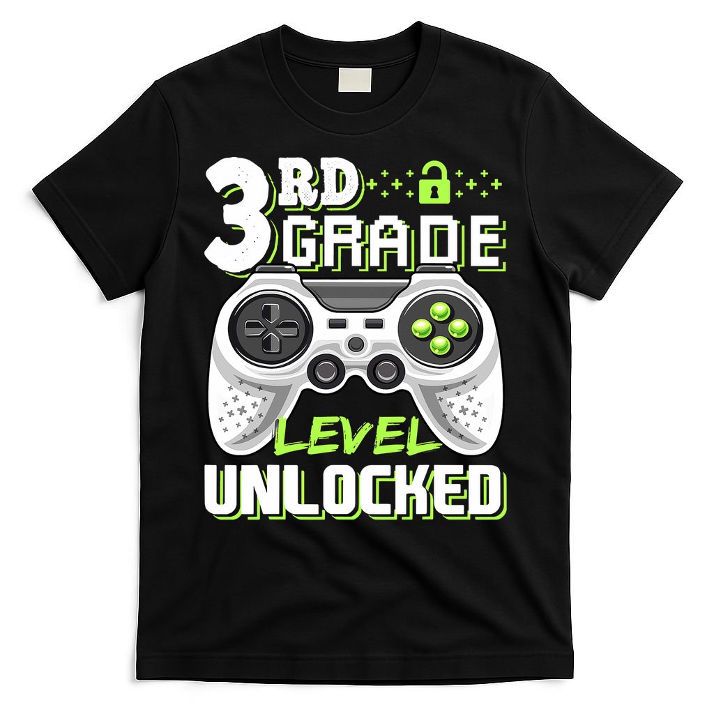 3rd Grade Level Unlocked For Back To School T-Shirt