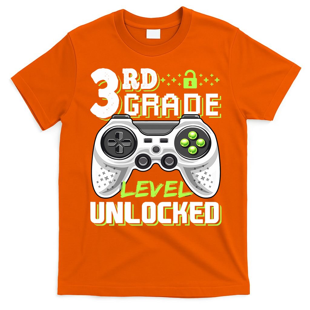 3rd Grade Level Unlocked For Back To School T-Shirt