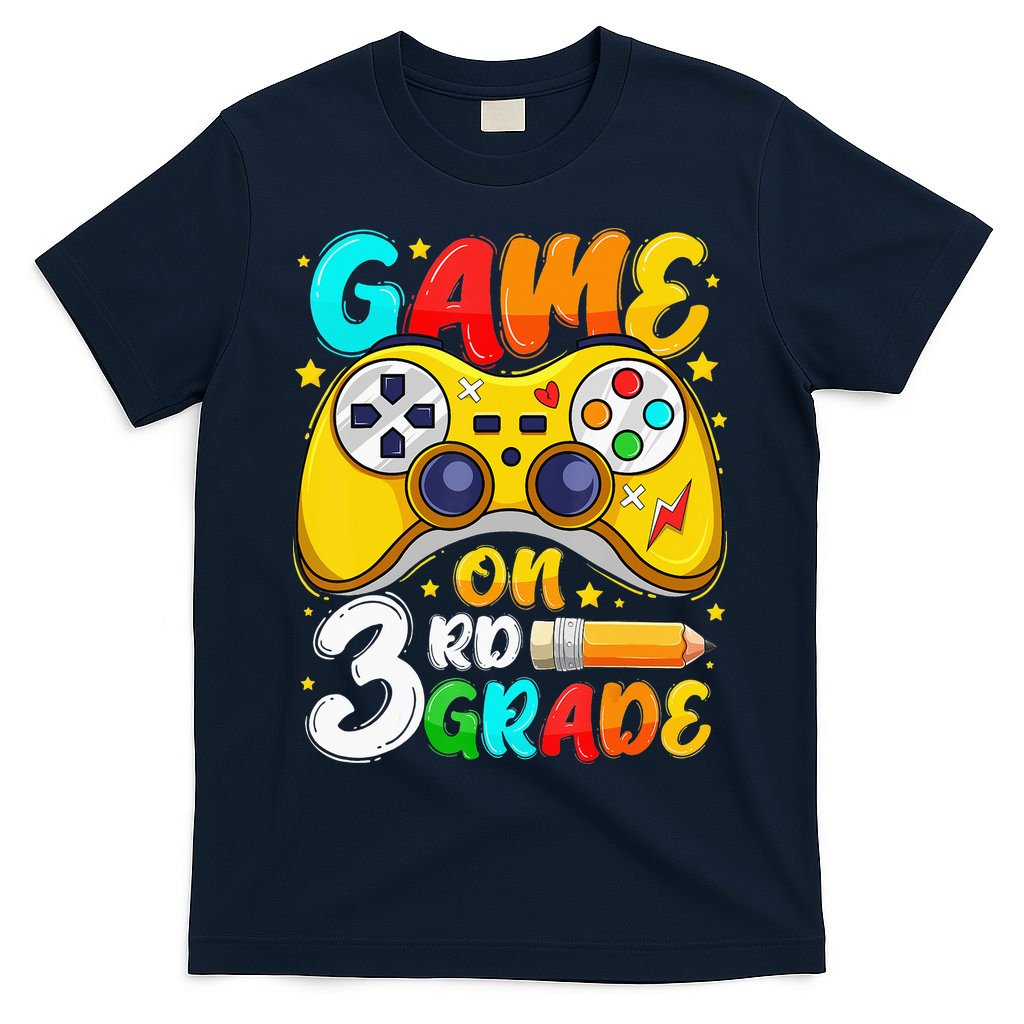 3Rd Grade Level Unlocked Game On 3Rd Grade Back To School T-Shirt