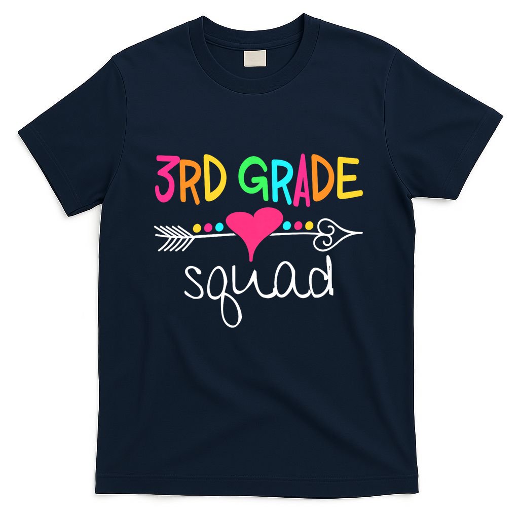 3rd Grade Squad Third Teacher Student Team Back To School T-Shirt