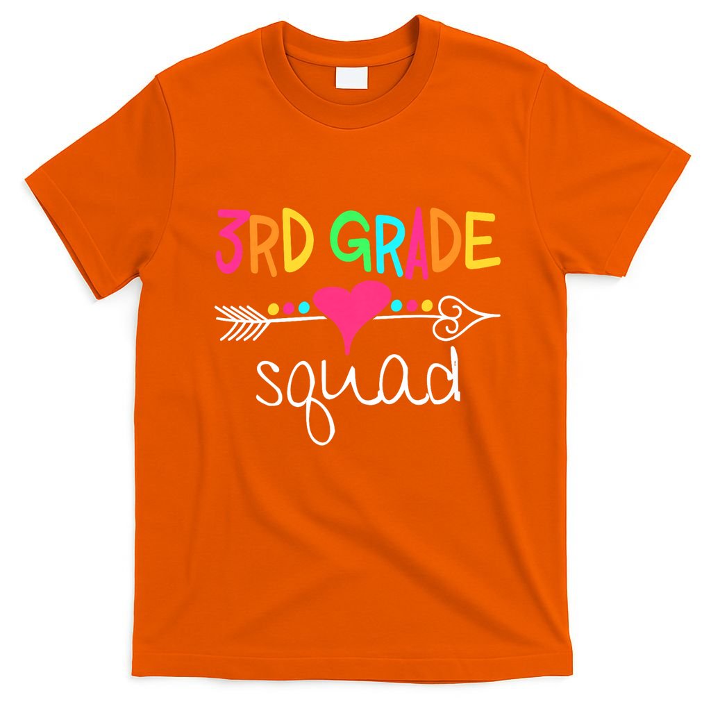 3rd Grade Squad Third Teacher Student Team Back To School T-Shirt