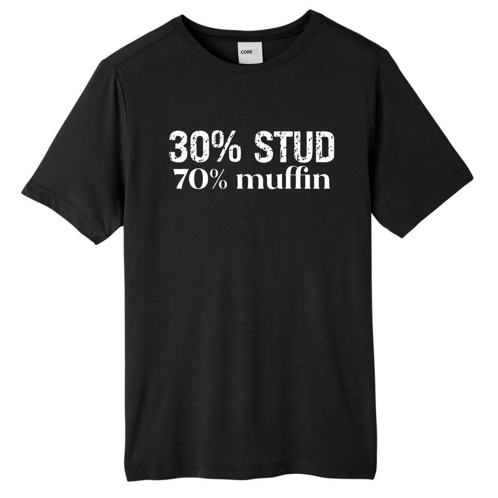 30 Stud 70 Muffin Funny Valentine Sayings FatherS Day Gift Tall Fusion ChromaSoft Performance T-Shirt