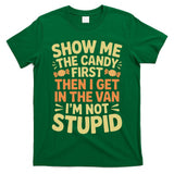 Show Me The Candy First Funny Halloween Trick or Treat Van Long Sleeve T-Shirt