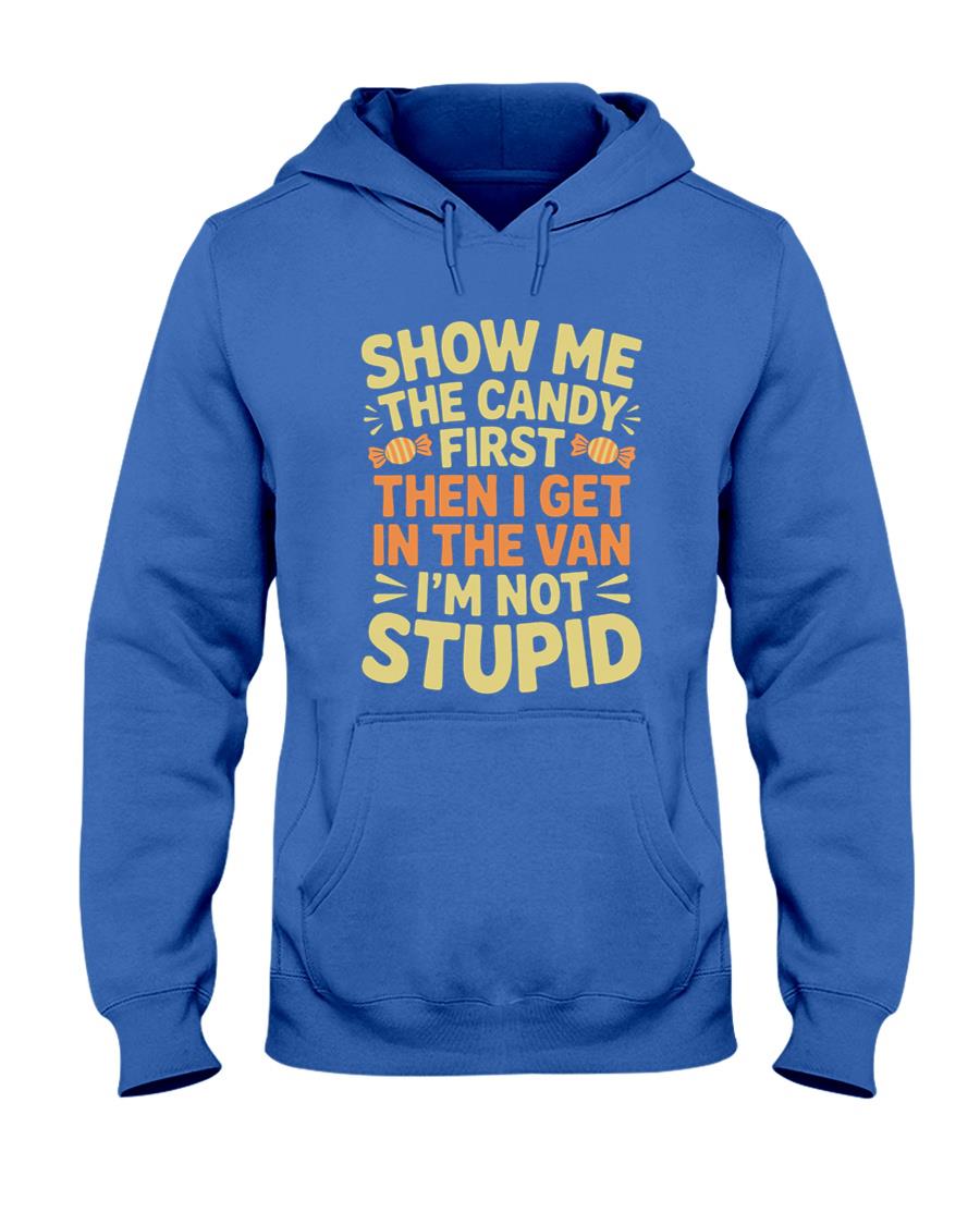 Show Me The Candy First Funny Halloween Trick or Treat Van Long Sleeve T-Shirt