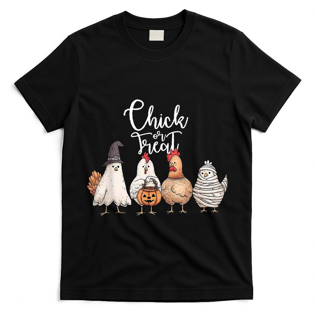 Chick Or Treat Halloween Chicken Fall Chicken Trick or Treat T-Shirt