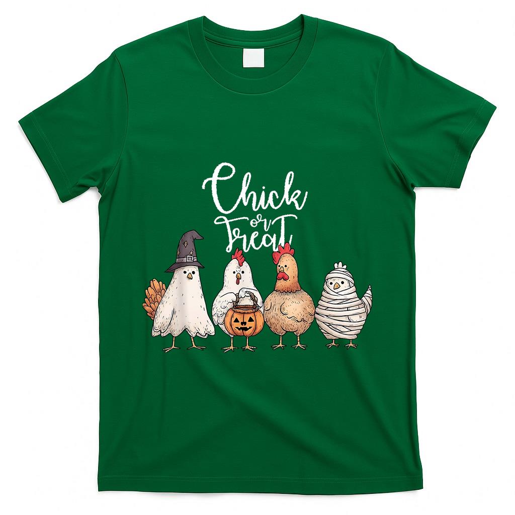 Chick Or Treat Halloween Chicken Fall Chicken Trick or Treat T-Shirt