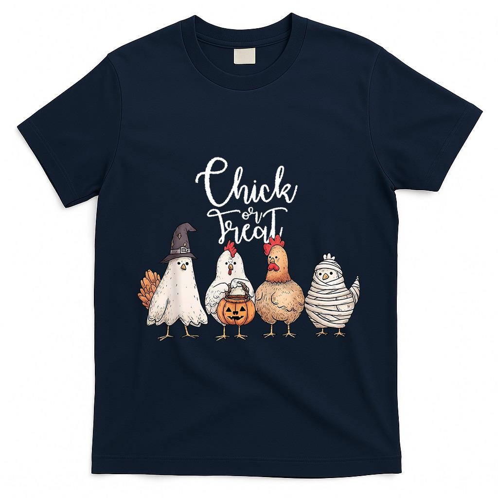 Chick Or Treat Halloween Chicken Fall Chicken Trick or Treat T-Shirt