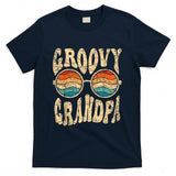 Retro Nostalgia - Groovy Grandpa 70s Aesthetic Nostalgia 1970's Retro Grandpa T-Shirt
