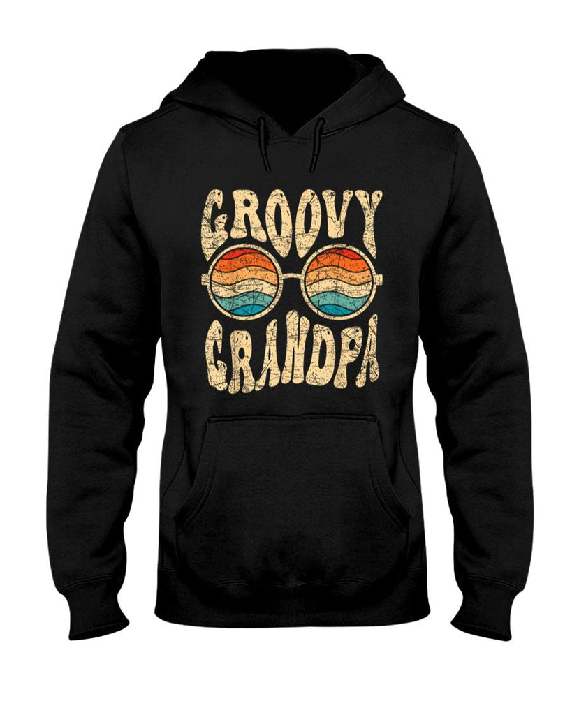 Retro Nostalgia - Groovy Grandpa 70s Aesthetic Nostalgia 1970's Retro Grandpa T-Shirt