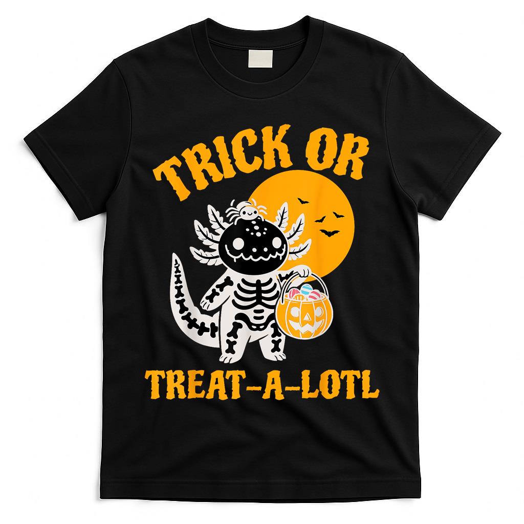 Trick or Treat a lot axolotl halloween Mummy Halloween T-Shirt