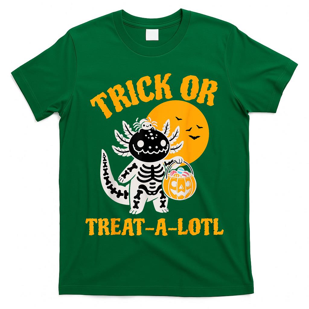 Trick or Treat a lot axolotl halloween Mummy Halloween T-Shirt