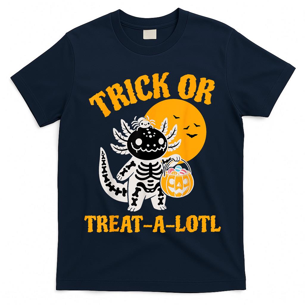 Trick or Treat a lot axolotl halloween Mummy Halloween T-Shirt