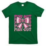 Breast Cancer Ribbon Pink Out Awareness Women Girls Kids T-Shirt