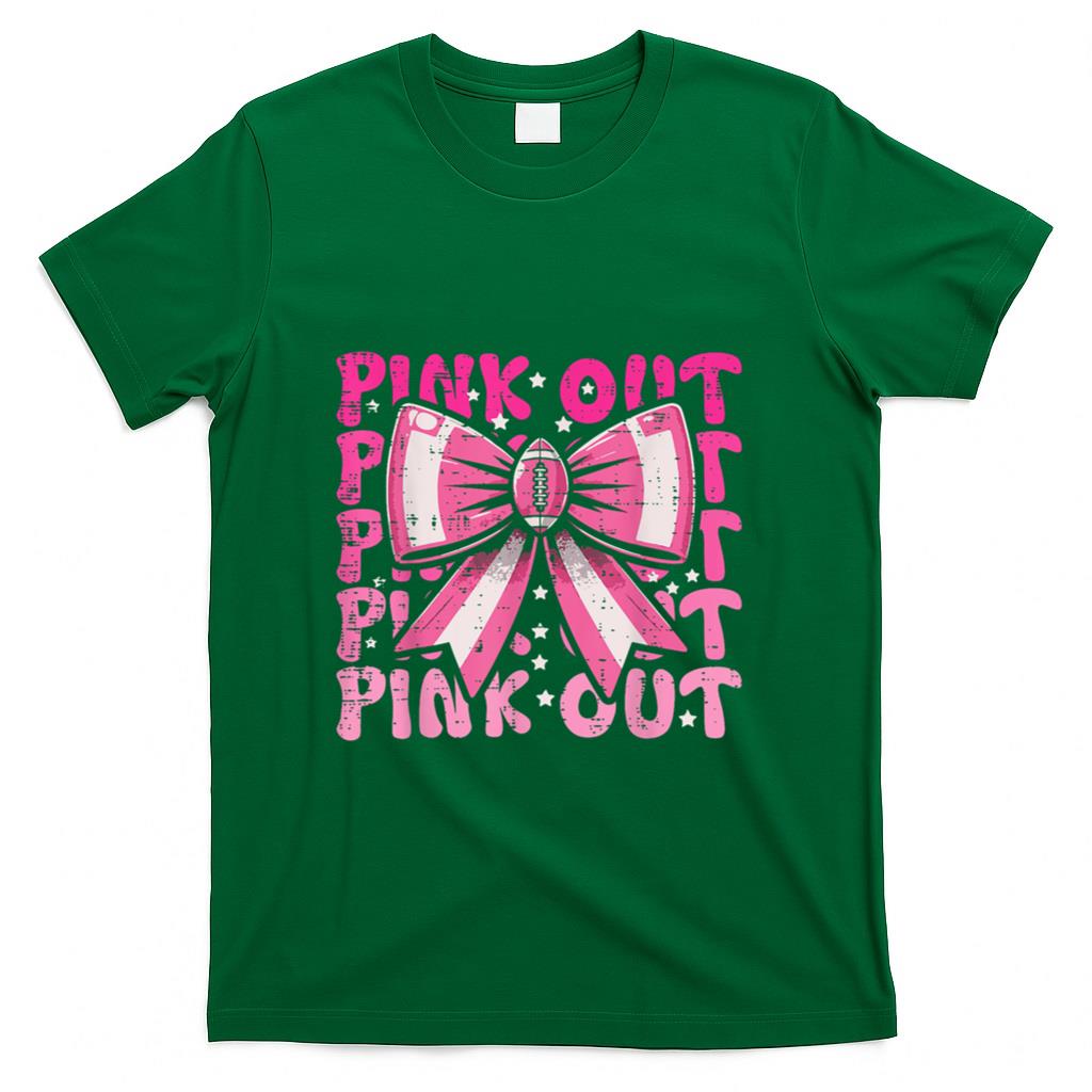 Breast Cancer Ribbon Pink Out Awareness Women Girls Kids T-Shirt