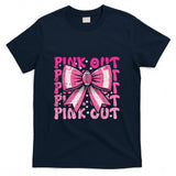 Breast Cancer Ribbon Pink Out Awareness Women Girls Kids T-Shirt