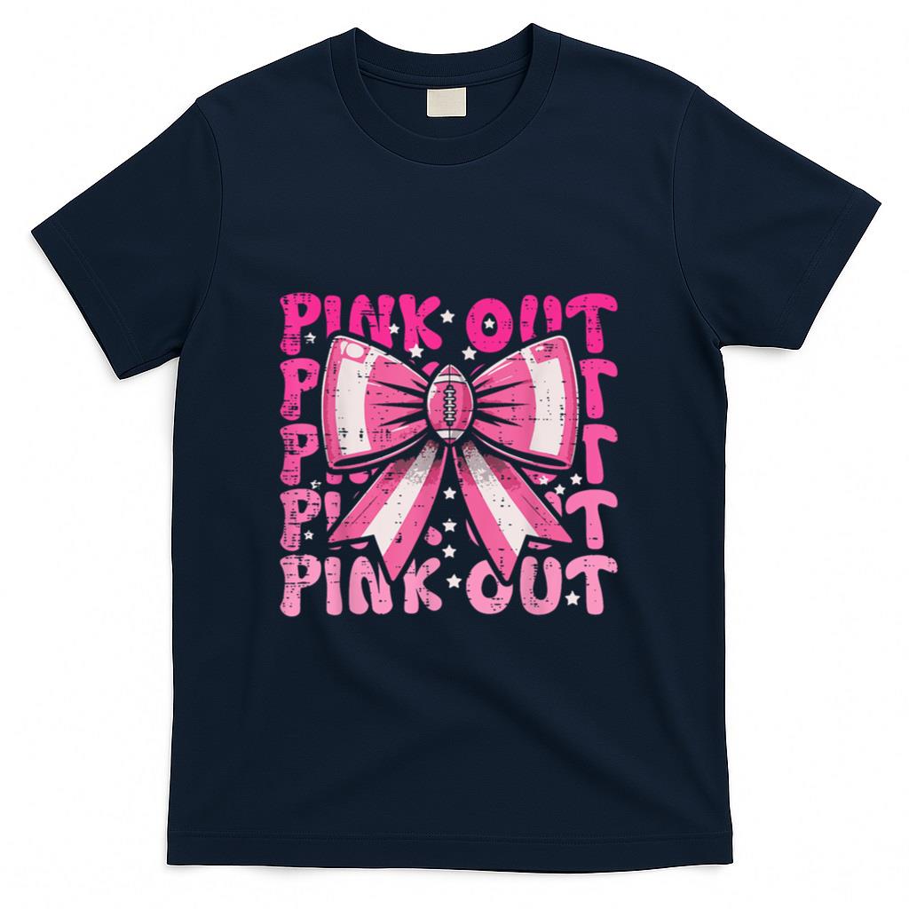 Breast Cancer Ribbon Pink Out Awareness Women Girls Kids T-Shirt