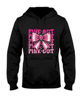 Breast Cancer Ribbon Pink Out Awareness Women Girls Kids T-Shirt