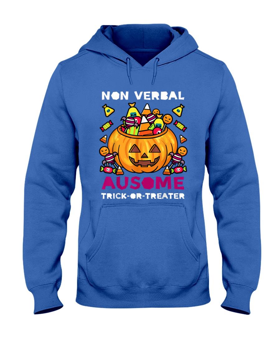 Autism ASD Awareness Halloween Non Verbal Trick Or Treat T-Shirt