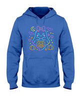 Cute Neon Ghost Halloween Oversized T-Shirt