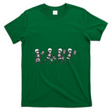 Breast Cancer Skeletons Dancing Awareness Men Women Kids T-Shirt