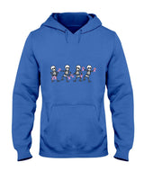 Breast Cancer Skeletons Dancing Awareness Men Women Kids T-Shirt