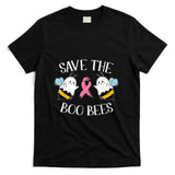 Save The Boo-Bees Lazy Halloween Costume Breast Cancer T-Shirt