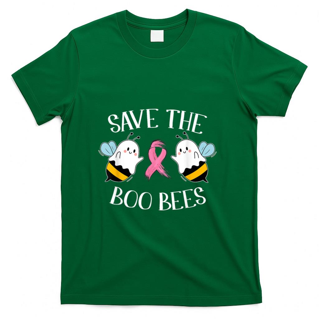 Save The Boo-Bees Lazy Halloween Costume Breast Cancer T-Shirt