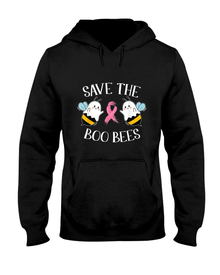 Save The Boo-Bees Lazy Halloween Costume Breast Cancer T-Shirt