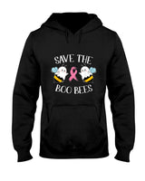 Save The Boo-Bees Lazy Halloween Costume Breast Cancer T-Shirt
