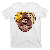 42 Answers To Life Universe Everything Hitchhikers Galaxy Guide T-Shirt