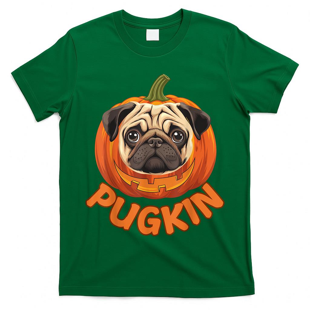 Pugkin Halloween Costume for Dog Lovers Trick Or Treat  for Men Women Kids T-Shirt