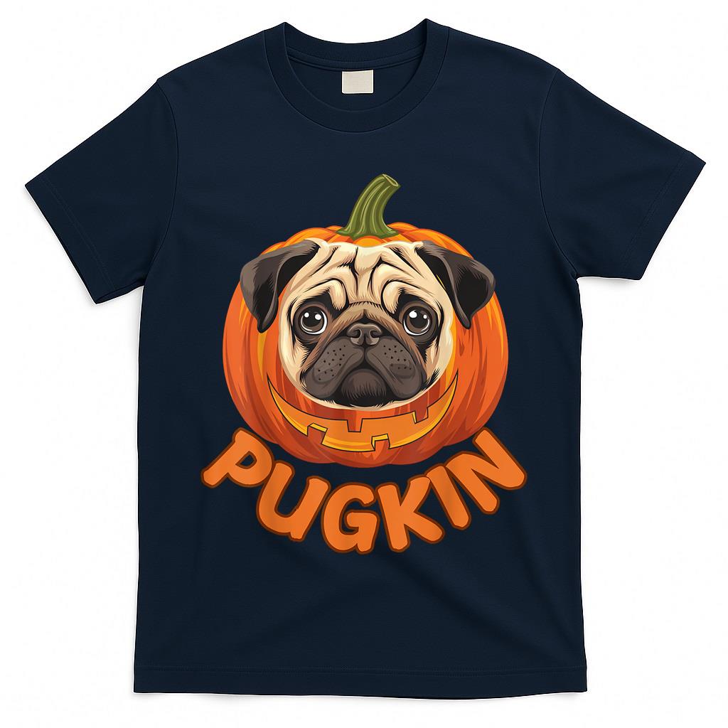 Pugkin Halloween Costume for Dog Lovers Trick Or Treat  for Men Women Kids T-Shirt