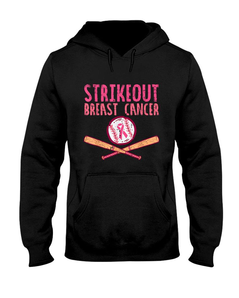 Strike Out Breast Cancer Baseball Fight Awareness Men Women T-Shirt