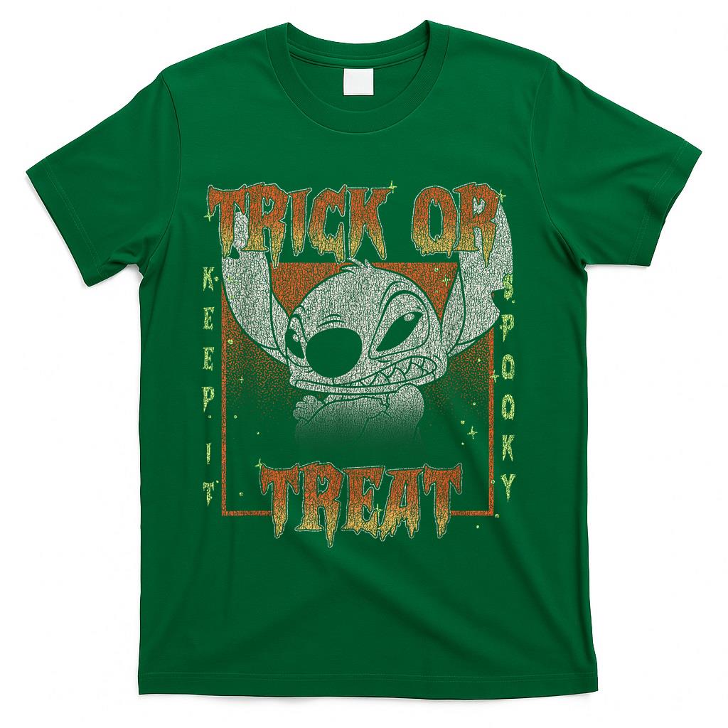 Disney Lilo Stitch Halloween Trick Or Treat Stitch T-Shirt