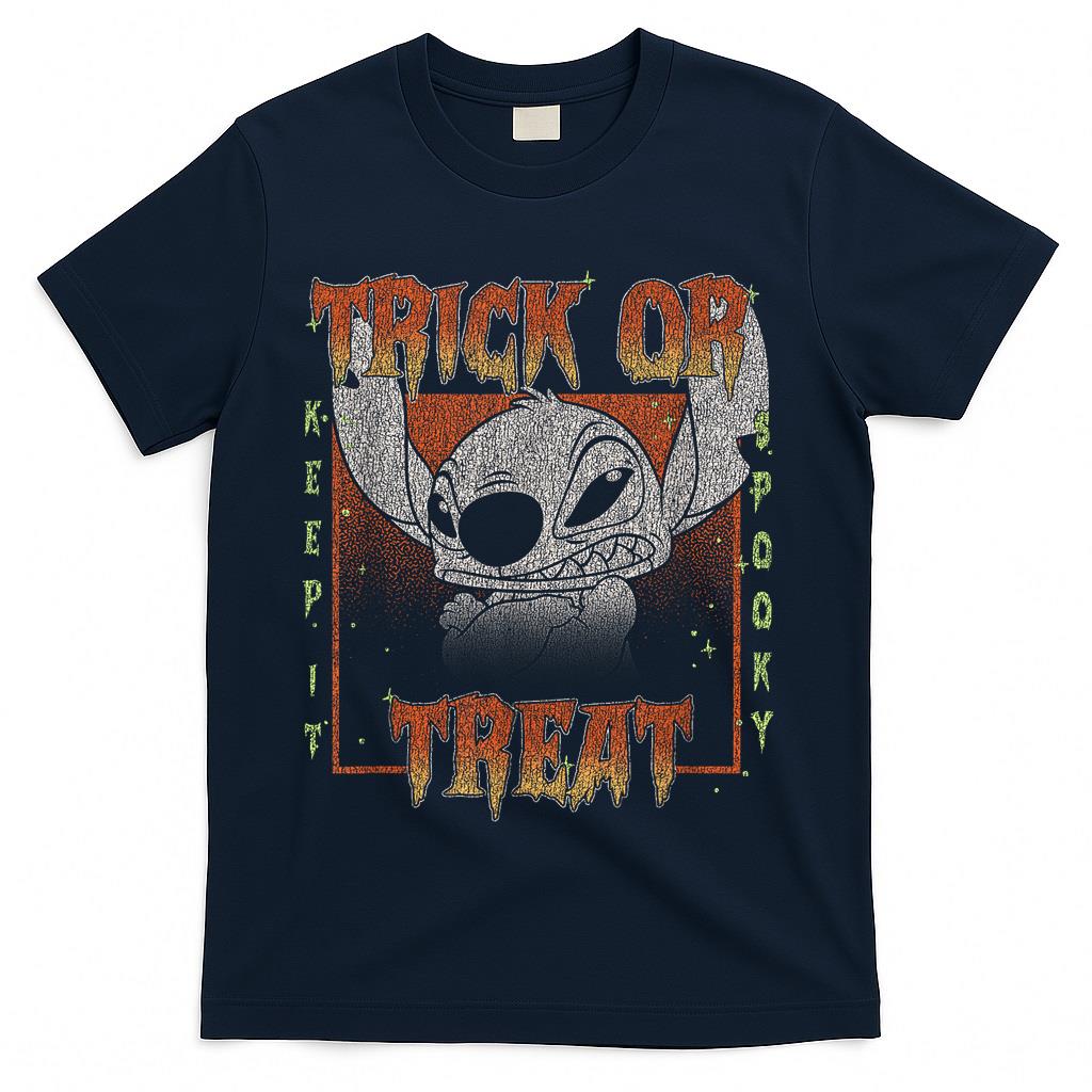 Disney Lilo Stitch Halloween Trick Or Treat Stitch T-Shirt