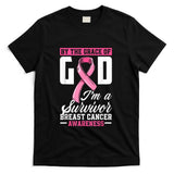 By The Grace God Im A Survivor Breast Cancer Survivor T-Shirt